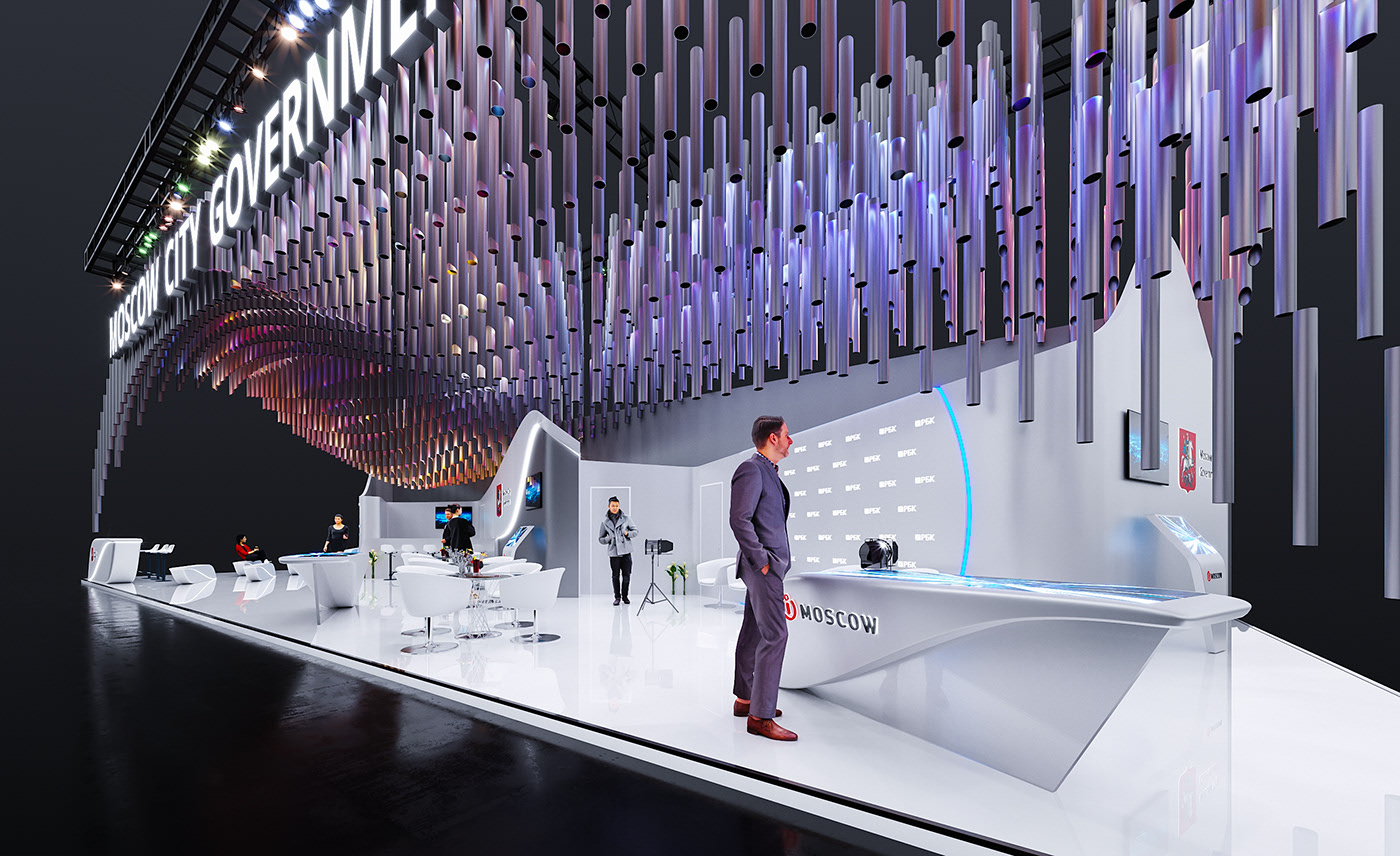 吊頂展臺(tái)設(shè)計(jì)案列